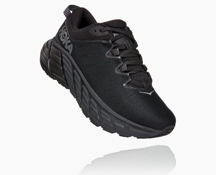 Tenis Hoka One One Masculino Pretas - Gaviota 3 - 157-LIWATX